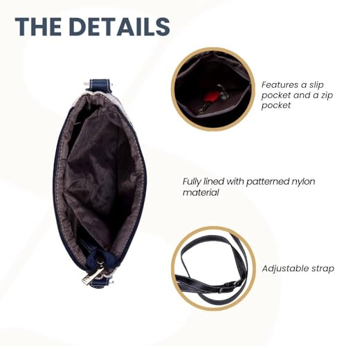 Image of Signare Tapestry Crossbody Bag Sling Shoulder Purse for Women