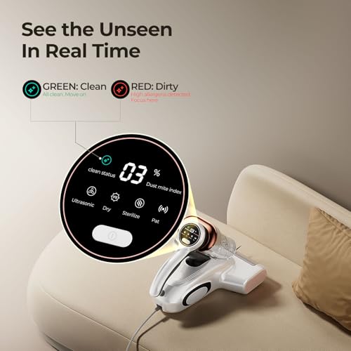 JIGOO Bed Vacuum Cleaner