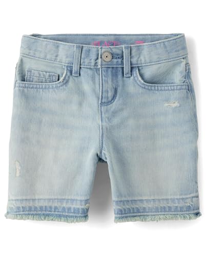 Image of The Children's Place Girls' Denim Bermuda Shorts