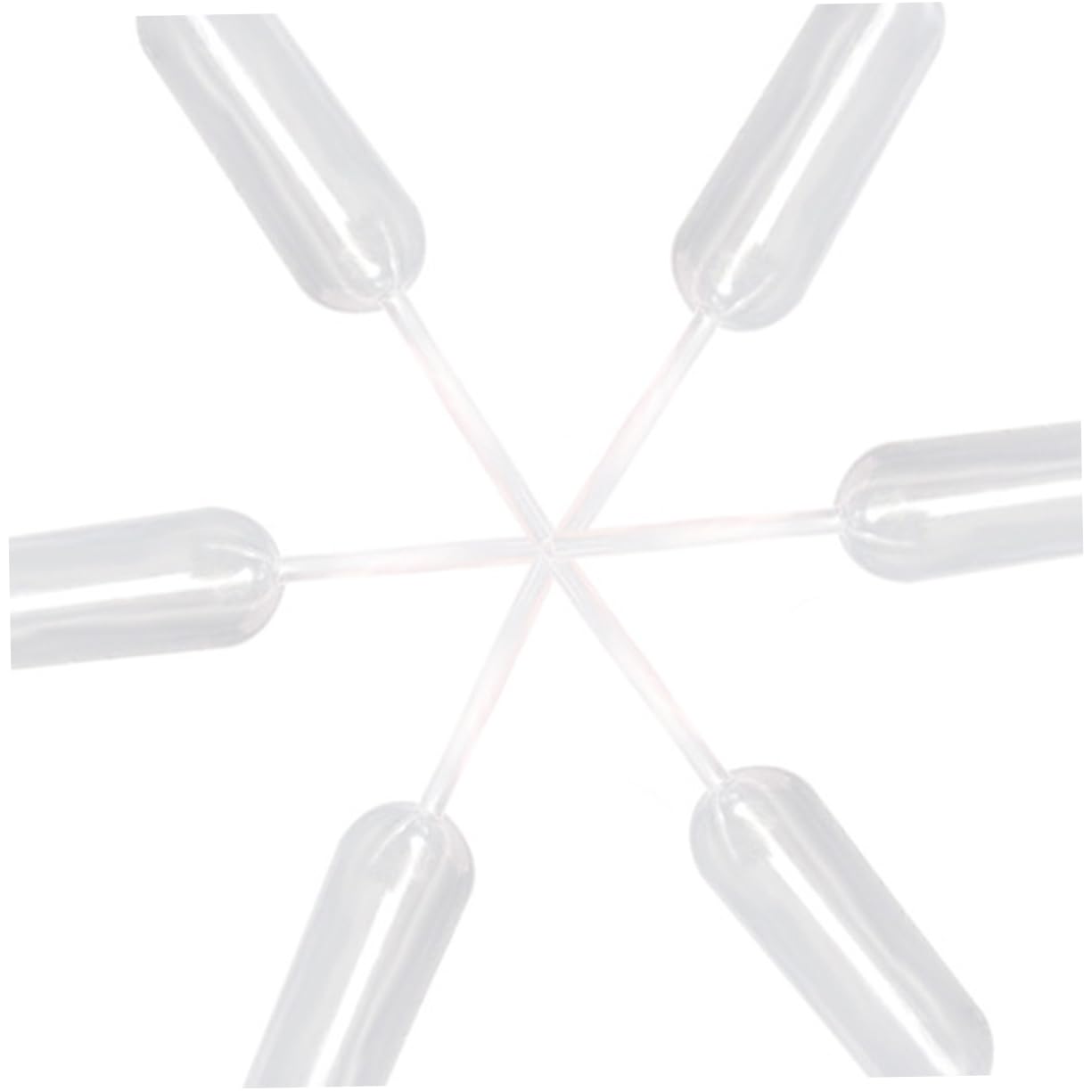 HEALLILY 250pcs Disposable Straw Cake Ice Injection Dropper 4ml Baking Supplies for Cupcake Dessert