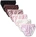 Fruit of the Loom Women's 6-Pack Assorted Colors Cotton Bikini Panties, Small (5)