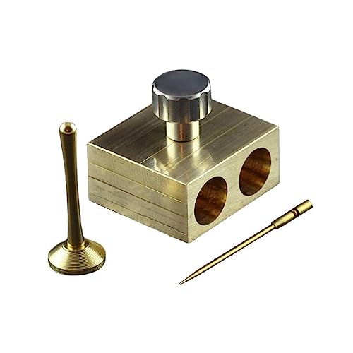 FLCPJGV 3-Piece Incense Cone Mold Kit for Crafting Backflow Cones, 2 Holes - Thumbnail 7