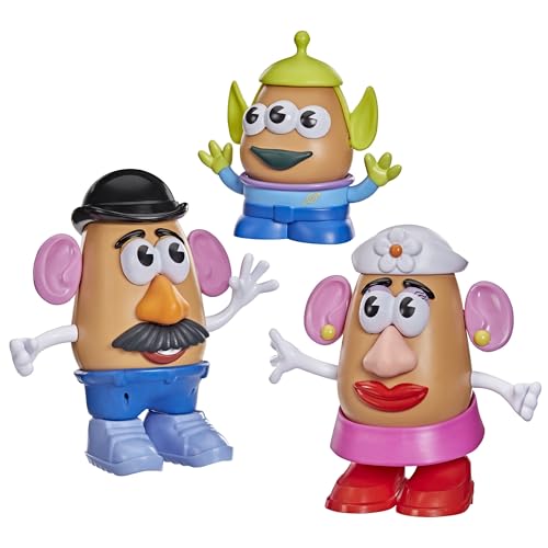 Potato Head Toy Story La Famille Patate, Coffret avec Monsieur Patate, Madame Patate et Extraterrestre, Jouets pour Tout-Petits, dès 2 Ans