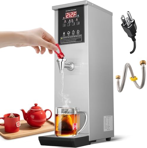 Commercial Hot Water Dispenser Water Boiler Countertop Auto-filli...