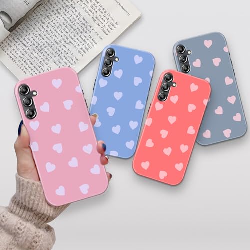 Image of COLORflow Back Cover Compatible With Samsung Galaxy A14 5G / 4G | Heart Celestial Color Customized | Glossy Armoured Bumper With Camera Protection Back Cover Compatible With Samsung Galaxy A14 5G / 4G