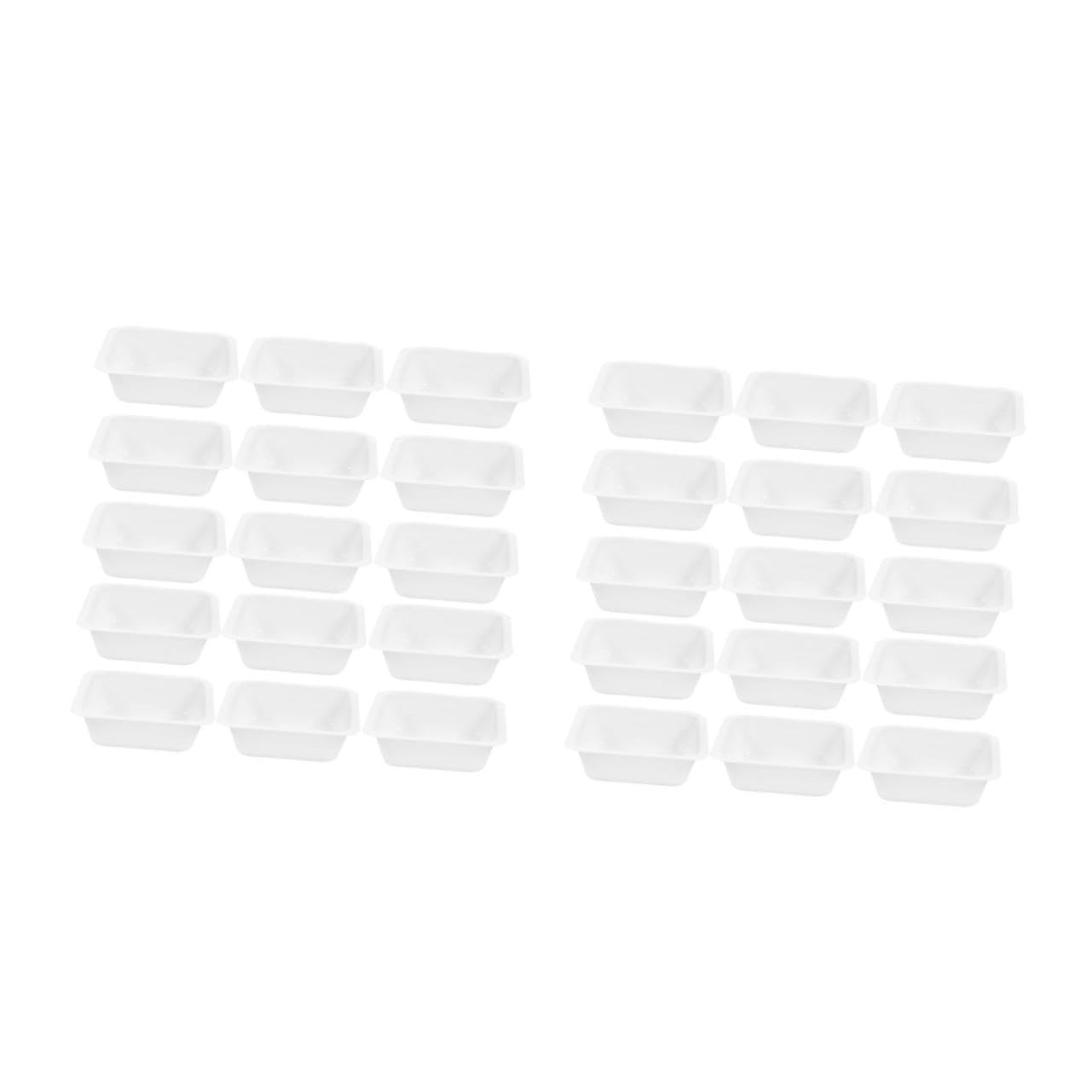 40pcs -Static Weighing Boats Flexible Plastic Weighing Dishes for Lab Use for Transferring Powders and Liquids Capacity Biologically Inert Design