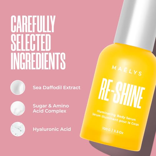 MAELYS-Cosmetics-B-FLAT-Belly-Firming-Cream-RE-SHINE-Illuminating-Body-Serum-Bundle-Skin-Tightening-Moisturizing-and-Stretch-Mark-Firming-Solution