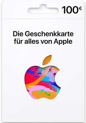 Apple Gift Card – App Store, iTunes, iPhone, iPad, AirPods, MacBook, Zubehör und mehr 100€ - für Deutschland - per Post