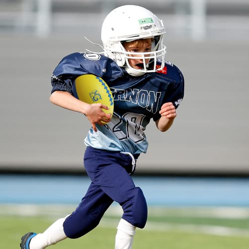 Macro Giant 9 Inch Pu Mini Soft Foam Football, Set Of 4, Basic Colors, Training Practice, Playground Ball, Kid Sports Toys, Kickball, Backyard, Beach, School Playground, Beginner #TOP1