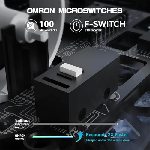 Image of ATTACK SHARK R5 Ultra Wireless Gaming Mouse,Carbon Fiber Shell 39g Superlight,PAW3950MAX Optical Sensor Nordic 52840 MCU 8K Polling 42K DPI,Tri-Mode Programmable Mice with Coiled Cable-White&Griptape