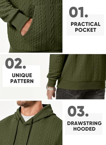 JMIERR Mens Hoodie Pullover 2024 Sweatshirts Graphic Hoodie Long Sleeve Drawstring Fashion Hooded Shirt with Pocket4