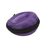 MYXP Watch Travel Case Waterproof Single Box,Nylon Portable Watch Organizer Holder 1 Slot Women - Fits All Wristwatches & Smart Watches Up To 50Mm(Purple).