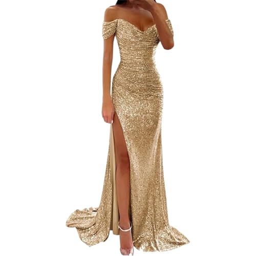 WVONIF Robe d été Femme Courte Robe Elfe Seigneur des Anneaux Mini Jupe Femme Sexy plissé Jupon Court en Tulle Wedding Dress Girl Tutu Rouge Fille Vetement Femme Chic Robe Longue (Rose Gold, S)