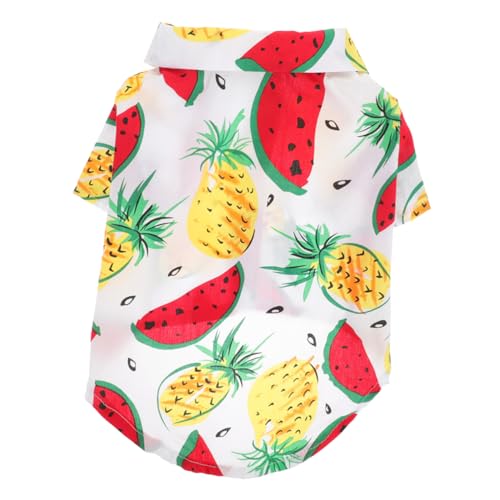 SEWACC ペット用の服 犬の結婚式の衣装 ペットアパレル 犬のシャツ ダックスフンド 犬のドレス hawaiian shirt 装飾的な犬の服 快適な犬服 犬の夏服 夏のペット服 コットン