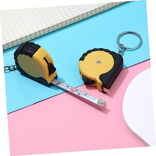 Cinta Métrica Retráctil Amarilla para Llavero 10 pcs miniatura 4