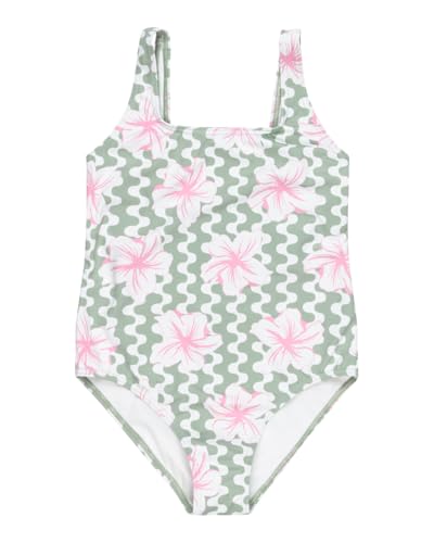 Roxy maillot de bain fille deux pièces fleuri résistant au chlore