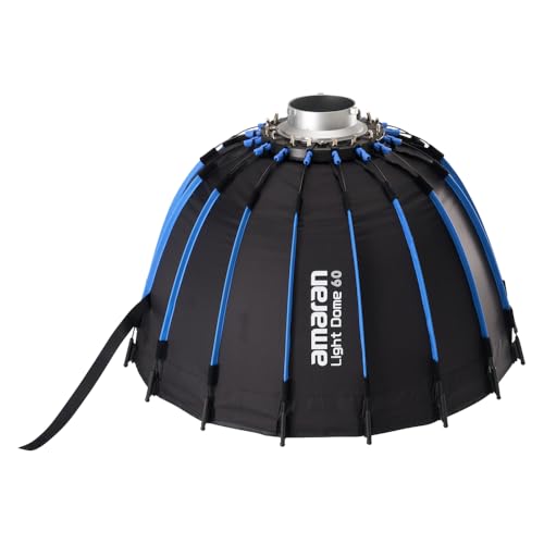 Amaran Light Dome 60 Bowens Mount Modifier,Size 60cm (2ft),Quick-Release Design with Grid,Two Difusion and Carrying Bag,Compatible with Amaran COB Lights and Other Bowens Mount fixtures by Aputure - Image 2