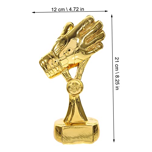 NOLITOY Luva Troféu Decoração De Mesa Decorações Memoriais Lembrança Presentes Futebol Goleiro Prese