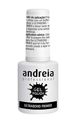 Andreia Professional Gel Polish Ultrabond Primer + Basis und Decklack 2 in 1 (Packung enthält jeweils eine)