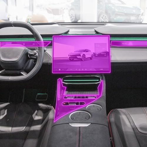 Protecteur d'écran de navigation pour Lotus Eletre 2023 JCAKES en film TPU transparent