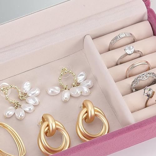 Image of Jewelry Box Storager Organizer Floral Jewelry Chest Armoire Sofa Couch Round Bed | Sofa Bed Jewelry Box Jewelry Trinket Box Jewelry Case for Decoration.