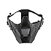 OneTigris Airsoft Steel Mesh Mask Lower Face ZM07 (Black)