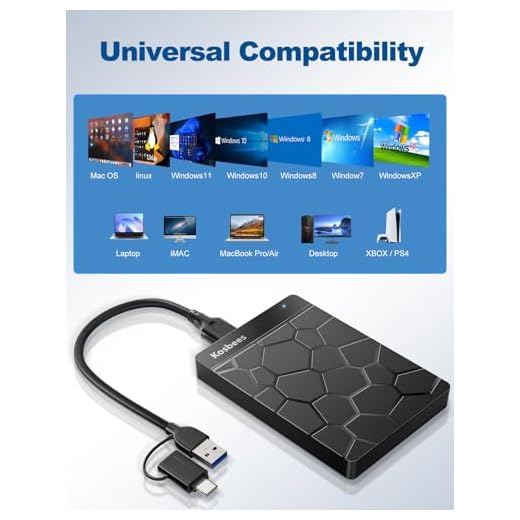 Kosbees 500GB Portable External Hard Drive