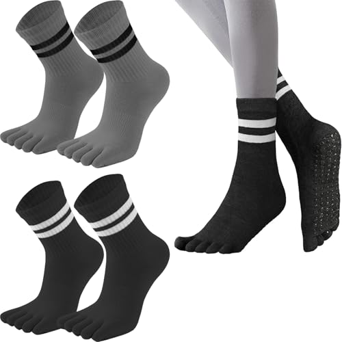 [Zikanga] ���K�\�b�N�X ����~�ߌC�� 2���Z�b�g 5�{�w �s���e�B�X �X�j�[�J�[�\�b�N�X ���K �s���e�B�X�C�� �ʋC�� �z�� �h�L �h���΍� �l�G�K�p ��22cm-26cm �j�����p �u���b�N�{�O���[ (JP, �A���t�@�x�b�g, Free Siz