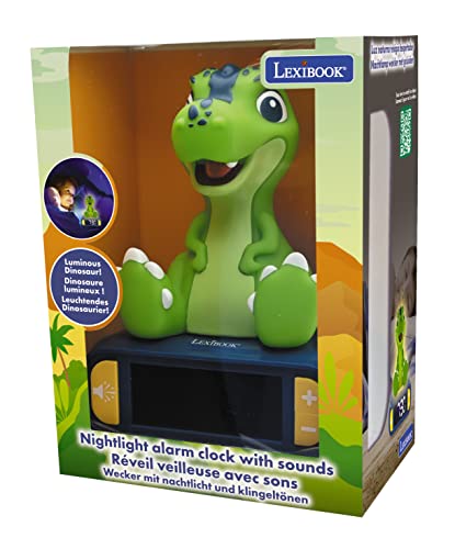 Lexibook Dinosaur Nightlight Alarm Clock
