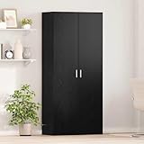 【Ampio spazio di archiviazione】Il mobile alto cucina è dotato di numerosi ripiani e 2 ante, consentendo di organizzare piatti, utensili, prodotti alimentari o oggetti decorativi. Perfetto per soggiorno, sala da pranzo o cucina, aiuta a mantenere ordine e funzionalità in ogni ambiente.