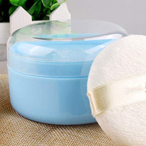 PixNOR — 6 peças de esponja de pó para cosméticos corporais de bebê, capa transparente para esponja