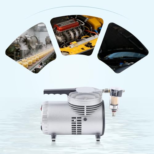 Bomba de vacío rotativa de una etapa, 110 V, 1/4 HP, caudal 17-18 GPM, para aire acondicionado automotriz miniatura 4