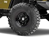 Mammoth 8 Black Wagon Wheel Edition Steel Wheel; 15x8 Compatible with 97-06 Jeep Wrangler TJ