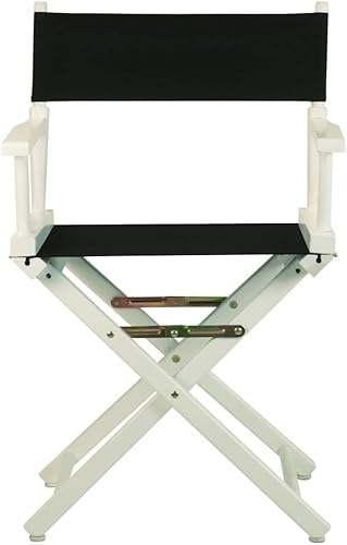 Miniatura 7 de Casual Home - Silla de director de 18.0in, marco blanco con lona azul real