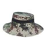 CÓMODO Y TRANSPIRABLE: El cordón ajustable para la barbilla mantiene el sombrero en su lugar incluso en condiciones de viento o lluvia. que tiene una capa de malla para mantener la cabeza fresca y la respiración. Incluye una banda de sudor interna que absorbe la humedad, es posible que no te sientas cómodo al principio. Cuando te acostumbres, te encantará
