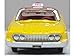 Oxford Diecast 1960 Sedan NYC Taxi Yellow with Red Top and Interior 1/87 (HO) Scale Diecast Model Car 87FF60003