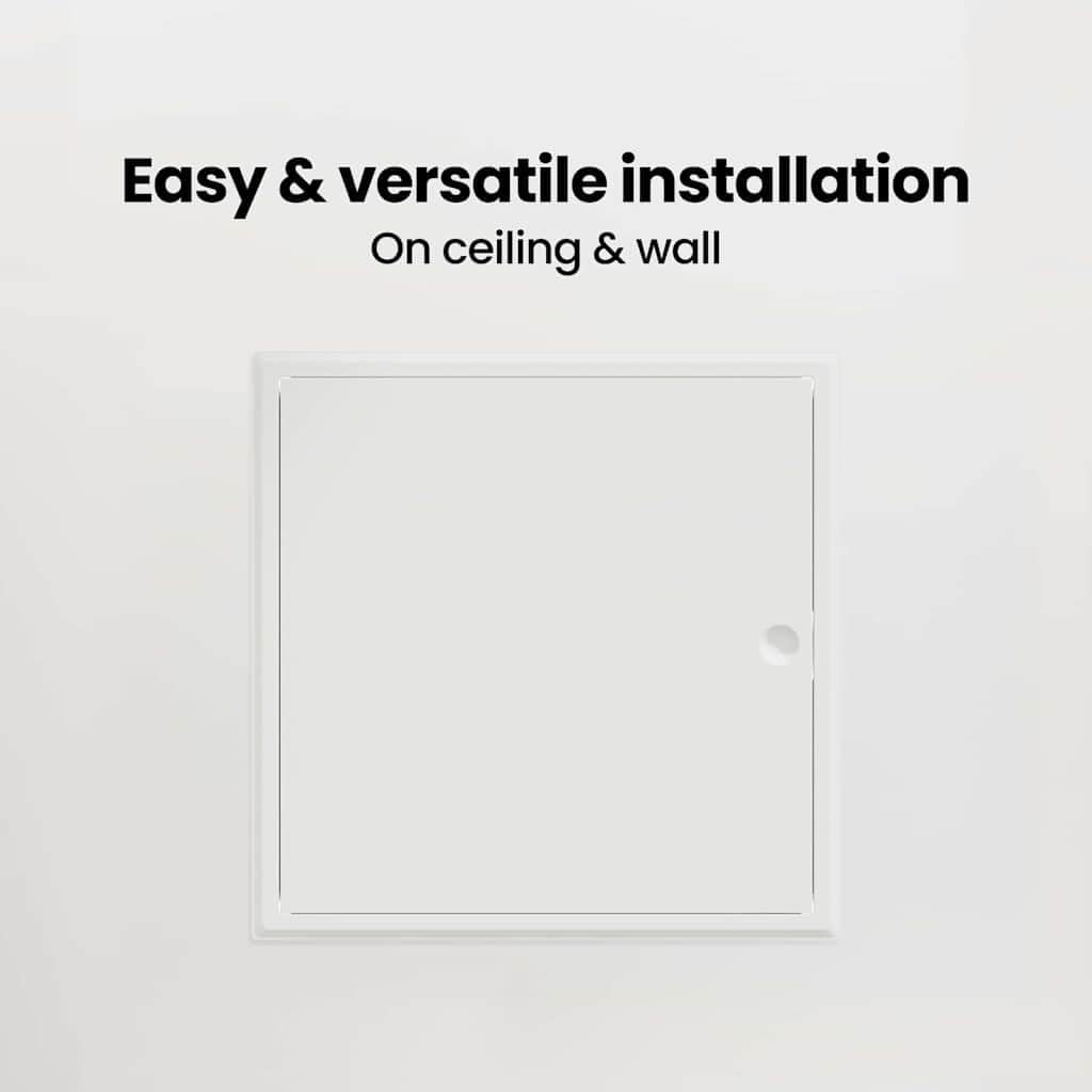 vidaXL Panel dostępu Biały 53 x 53 x 3 cm Stal