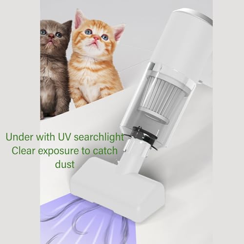 Topiky Leistungsstarker und Schneller Matratzenstaubsauger mit -Desinfektion, Tragbarer und Praktischer Bettstaubsauger mit 1500-mAh-Akku, Leicht zu Reinigen für die Reinigung von