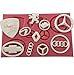 Anyana many Car Logo sign mould cake Fondant impression gum paste mold for Sugar paste gumpaste cupcake decorating topper decoration sugarcraft sugar biscuit decor