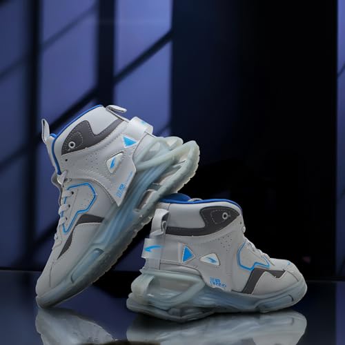 Image of ASIAN Basket-11 Men's Mid-Top Sneakers with Full TPU Sole, Dual-Pillar Bounce Cushioning, Memory Foam Shoes, Premium Design and Arch Support for Sports