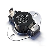 Snap Disc Thermostat Switch, Snap Disc Fan Control Compatible with Travis Lopi Pioneer PS Pellet and Wood Stove Fan Sensors, Direct Replacement for Fireplace Insert Thermostats, 1 Pack