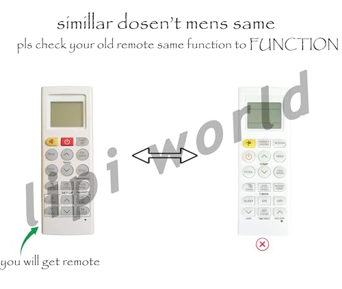 Image of LipiWorld 36J Mosquito Function AC Remote Control (Old Remote Exactly Same Remote Will Only Work) Compatible for LG AC Remote