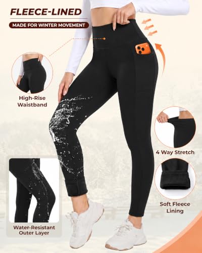 Fleece Lined Leggings Women - Winter Thermal Warm Thick Lining Pants - 8.99 w/ Code + 40% Off Code CSHYNM18 - image 4