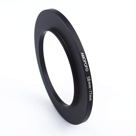 58 to 77mm Camera Filter Ring /58mm to 77mm Step-Up Ring Filter Adapter for 77mm UV,ND,CPL,Metal Step Up Ring