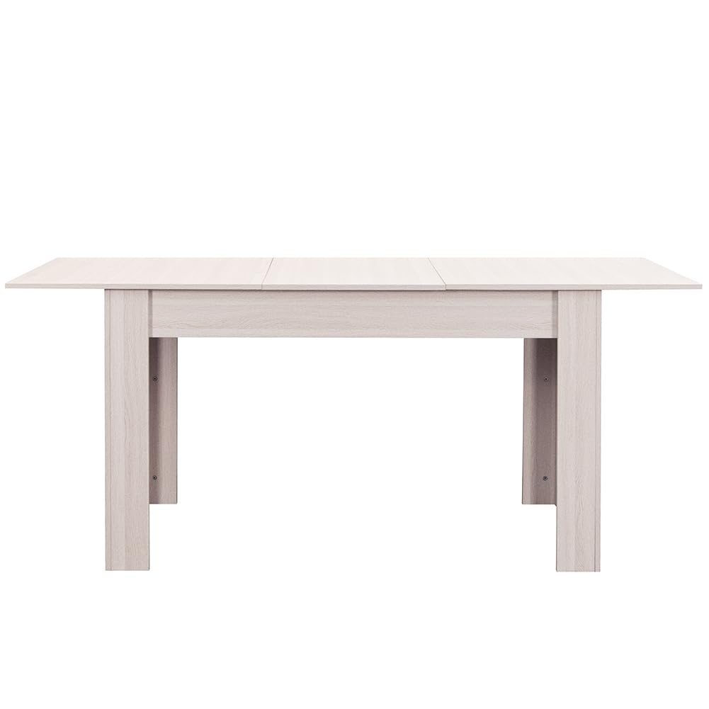 Shally Dogan Tavolo Estensibile da Cucina Sala da Pranzo Richiudibile, Salvaspazio 90 x 140 fino a 190 cm con 1 Pannello 50 cm, Allungabile con Apertura Semplice, Design Moderno (Olmo)