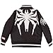 Marvel Venom Varsity Bomber Jackets for Boys Venom Logo Graphic Print Boys Lightweight Varsity Jackets Casual Fashion Coats (Black Size 8)