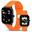 Black Case + Orange Rubber Band