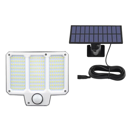 Luce Solare con Sensore di Movimento 210LED Telecomando Impermeabile IP44 3 modalità di Lavoro per Garage in Cortile