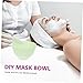 VINTORKY 5pcs Silicone Facial Mask Mixing Bowl Bowls Stirring Rods for Diy and Beauty Treatments Easy to Clean Random Colors