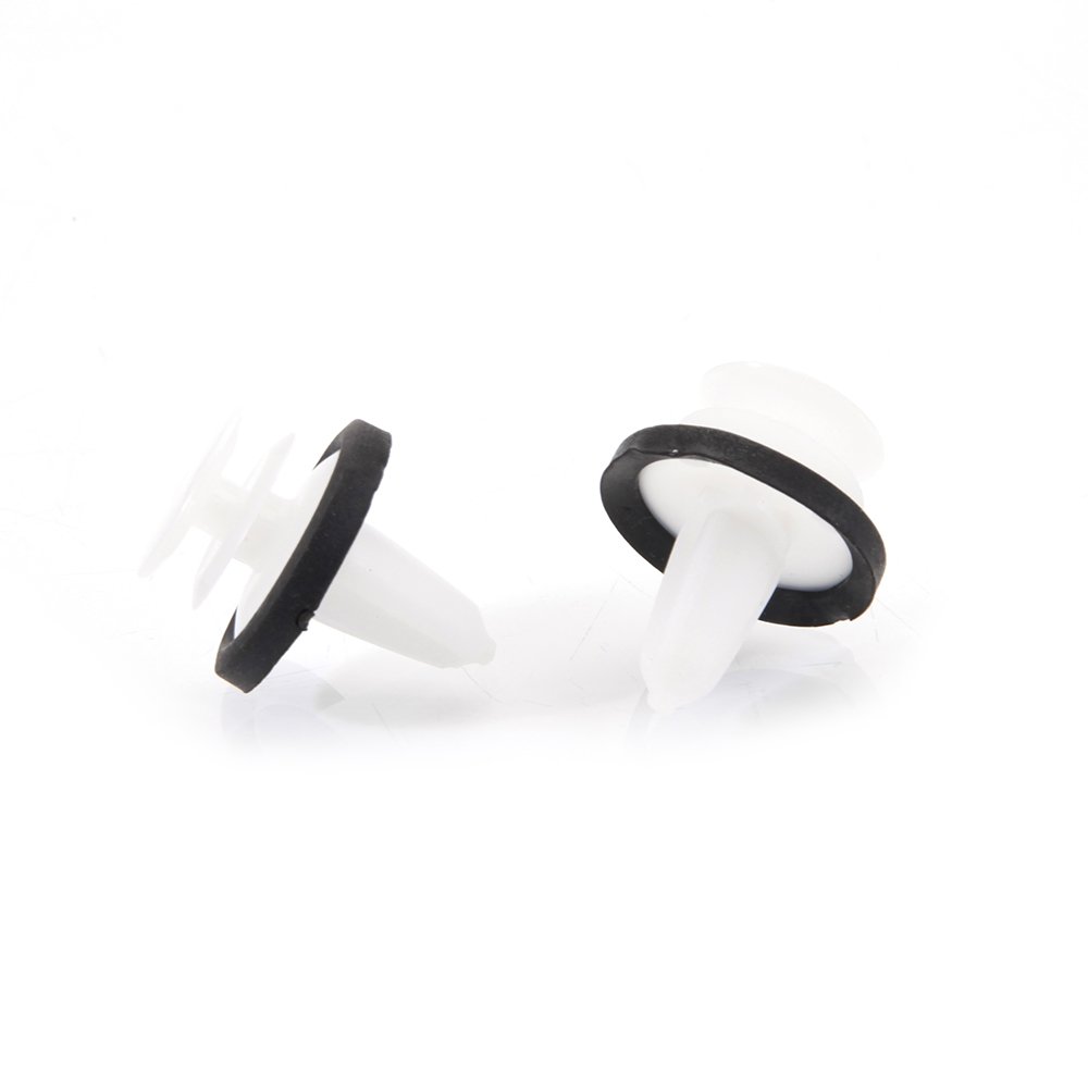 Automore 10pcs Front Sill Plate Cowl Kick Bumper Retainer Rivet Fastener Clips For Ford Car OEM W713297-S300